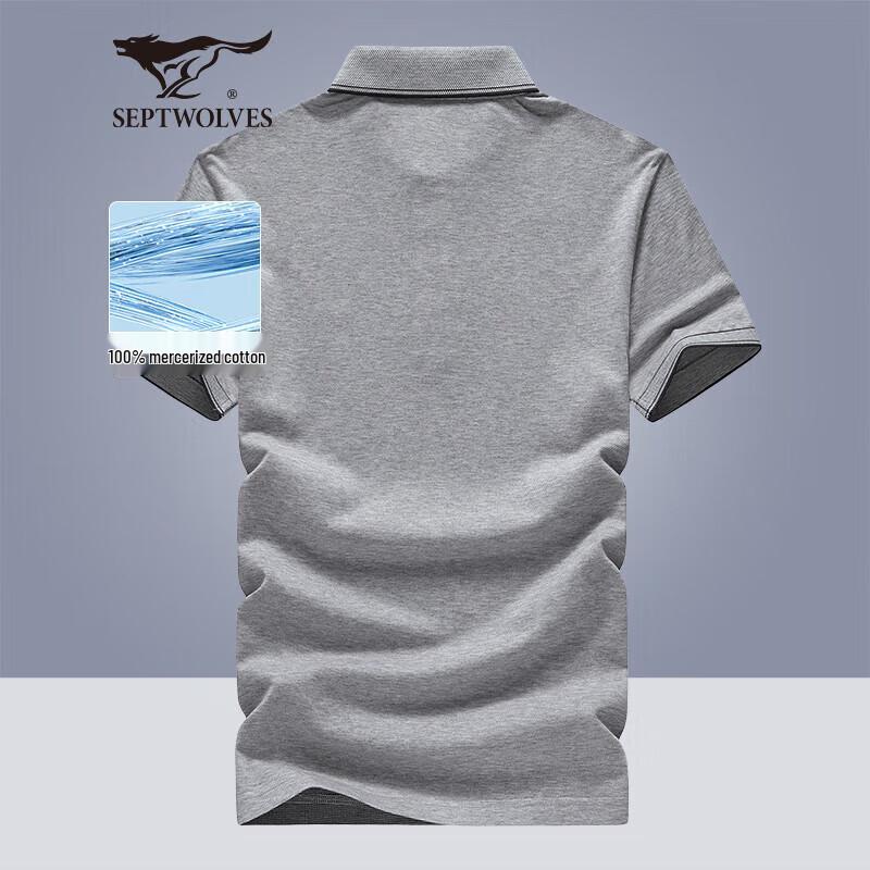 

Septwolves Men s Business Casual Polo T-Shirt 175/92A