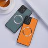 For Motorola Moto G 5G (2024) Magnetic Case Compatible with MagSafe Cloth Texture TPU Phone Cover