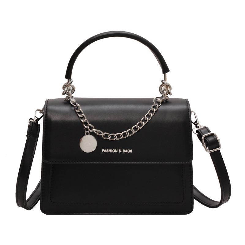 2024 Trendy Women s Summer Handbag: Versatile Small Square Crossbody for High-End Commuters чёрный