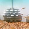Multi Tiers Corner Shelter for Shrimp Breeding and Hidings 3D Printing Habitats Resting Place for Aquariums Enthusiasts