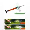 Dense But Powerful Powder Applicator Having 17 Degree Angled Handle For Precise Application On Leaves
