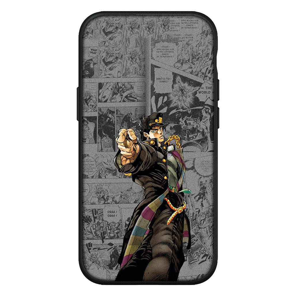 

для iPhone 16 15 X XR Samsung Galaxy S24 S23 Plus Xiaomi Redmi Note 13 12 11 Pro Max 9 10 14 OPPO Huawei Чехол Обои JoJo s Bizarre Adventure Чехол for iPhone 16 болюс