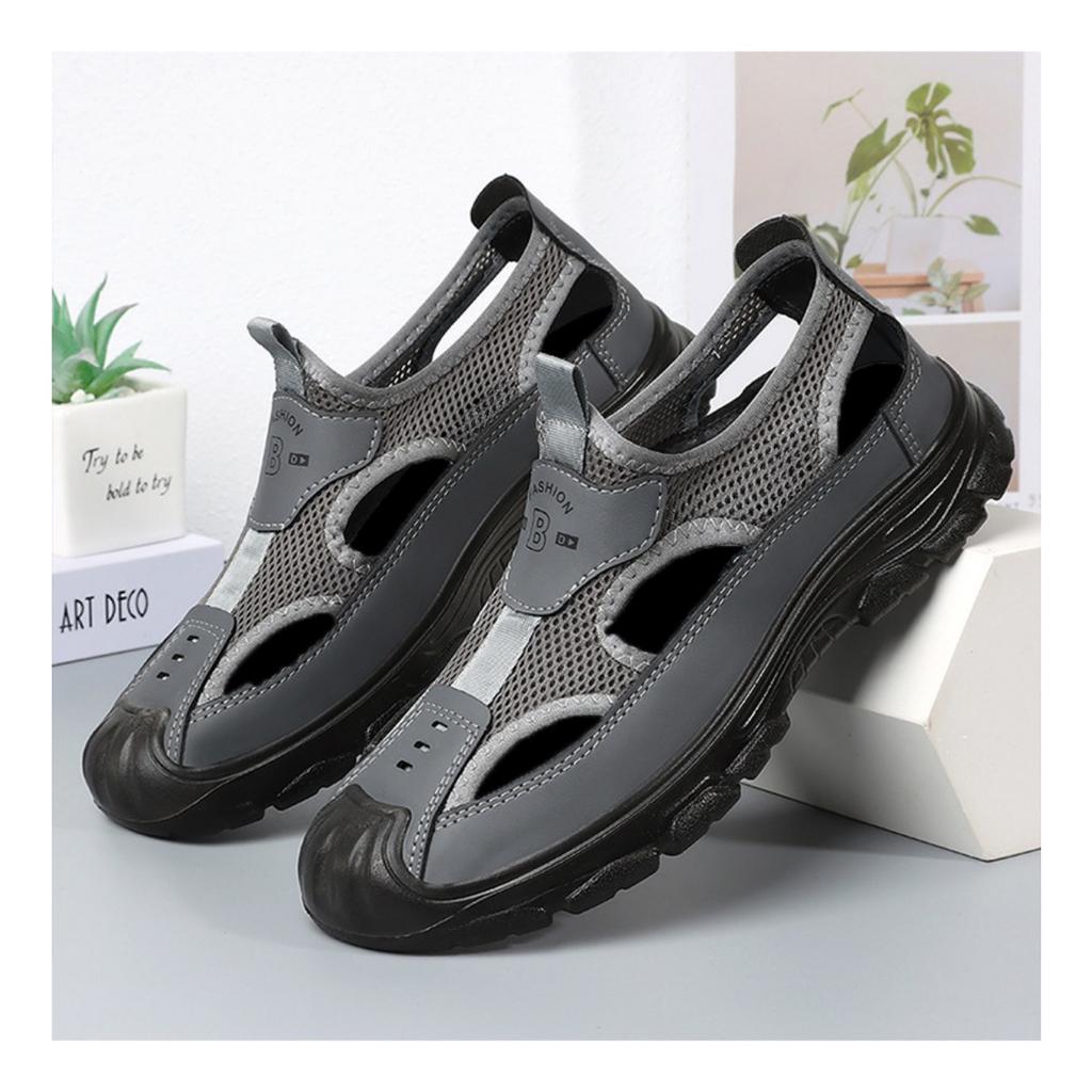 Herrensandalen, schwimmende Tauchschuhe, Strandschuhe, Outdoor-Wanderschuhe, Outdoor-Watschuhe