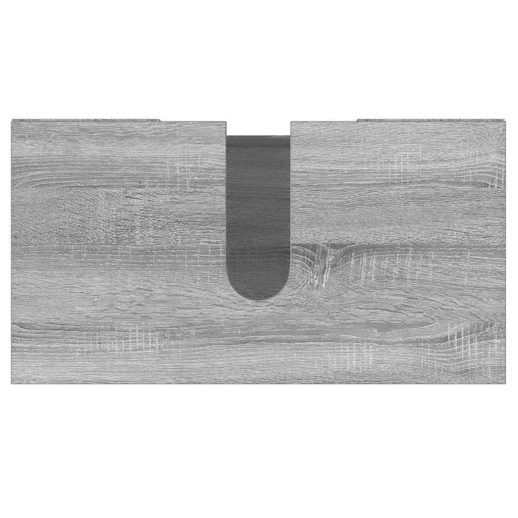 Bathroom Cabinet Grey Sonoma 60x32x53.5 cm Engineered Wood