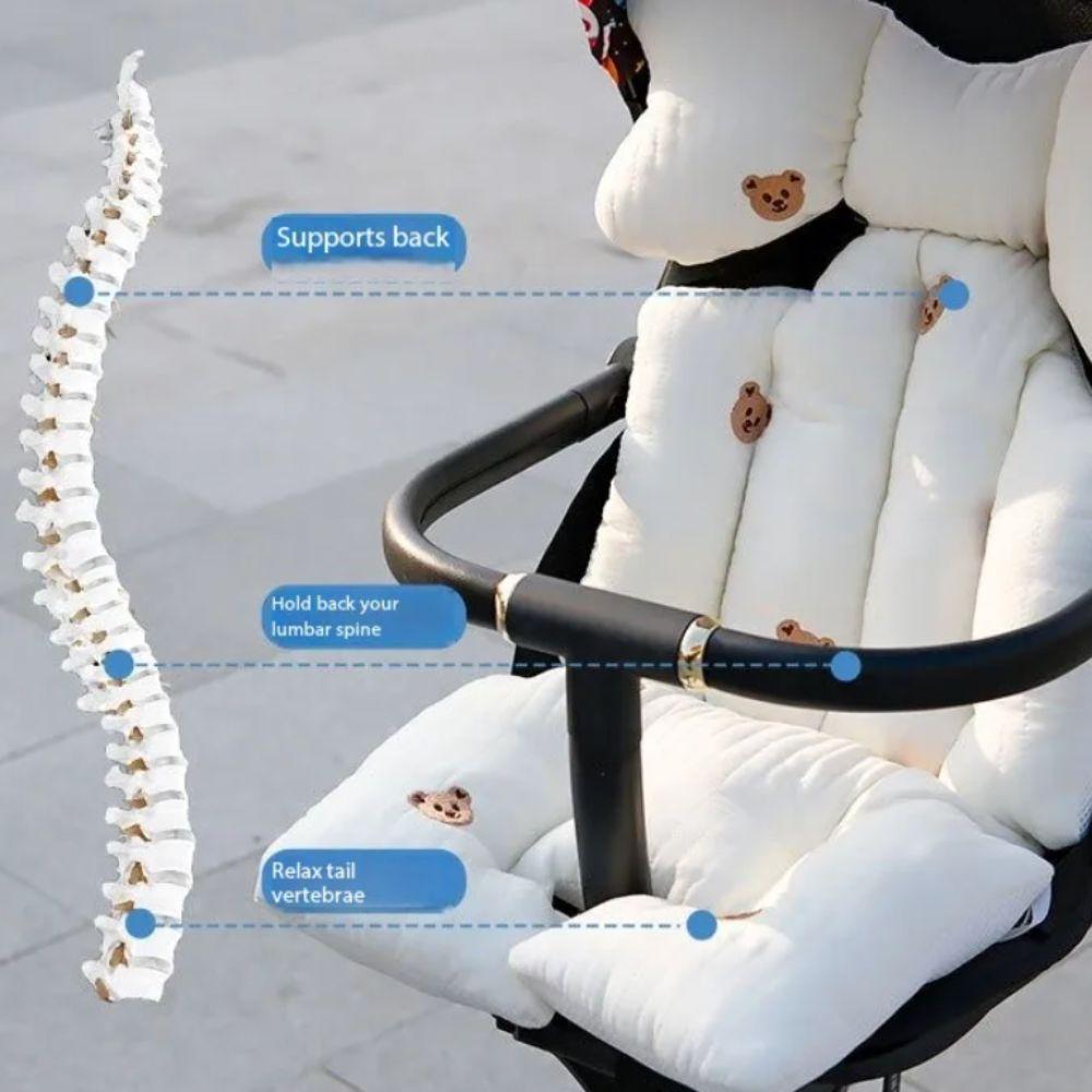 Perna pentru Cărucior Bebeluș Față-verso Respirabilă Perna pentru Scaun Auto Bebeluș Accesorii Cărucior Bebeluș