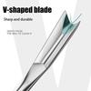 Double-Ended Nail File Stainless Steel Cuticle Remover Dead Skin Cuticle Pusher Trimmer Pedicure Nail Tools
