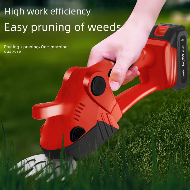 Belot Portable Lithium Battery Hedge Trimmer: Multi-Function Handheld Electric Shears for Gardening