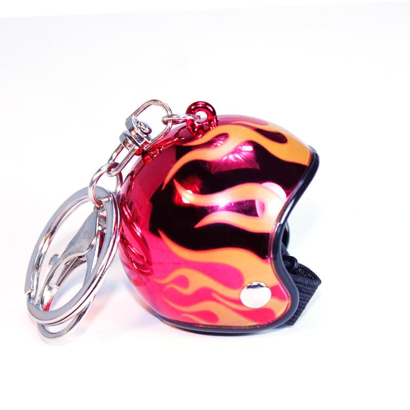 Colorful Exquisite Helmet Keychain & Bag Pendant with Wind-Breaking Duck Head