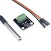 DS18B20 Temperature Sensor Module Kit Waterproof 100CM Digital Sensor Cable Stainless Steel Probe Terminal Adapter For Arduino