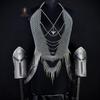Medieval Fantasy Warrior Costume with Chainmail Top and Bracers for LARP Cosplay Renaissance Faire