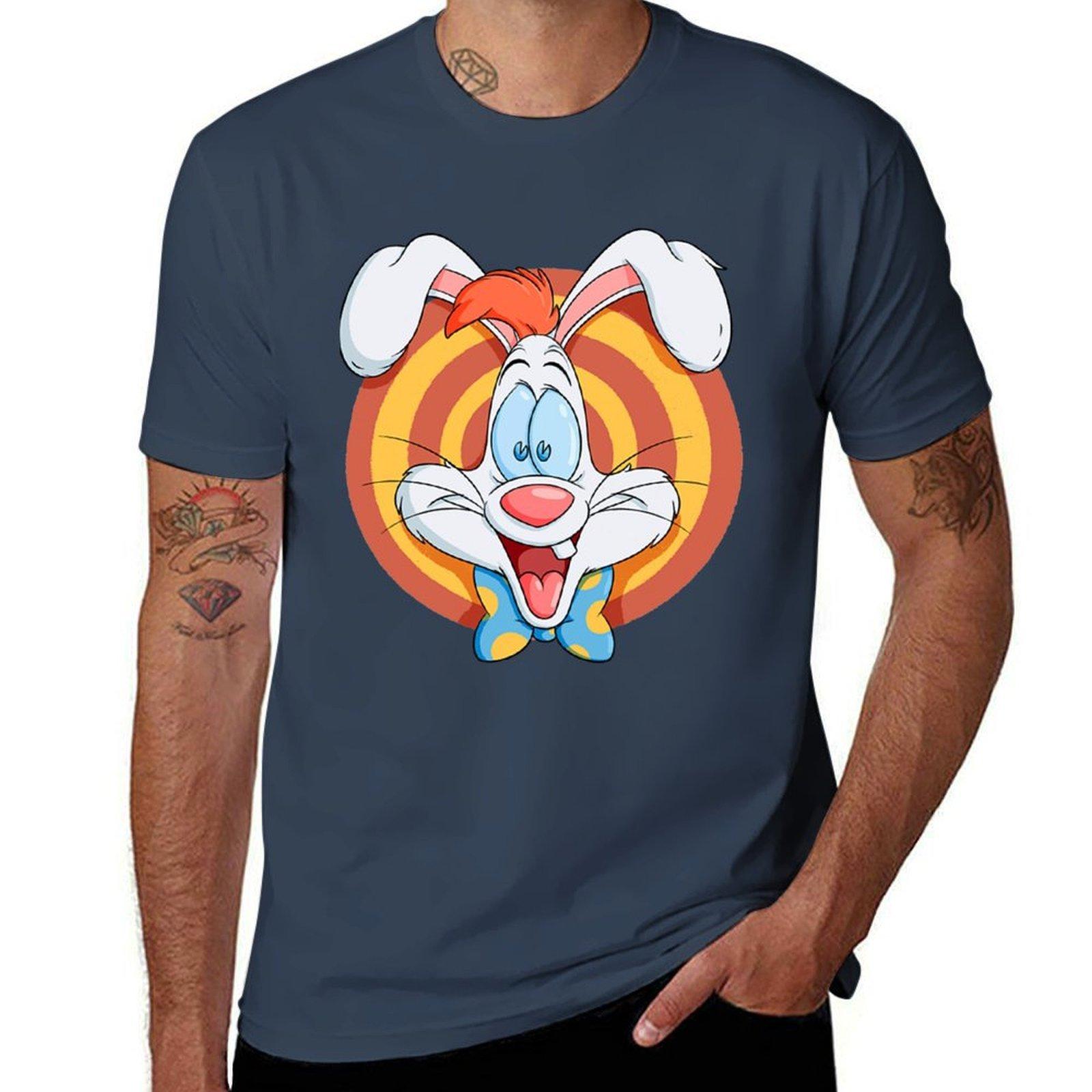 Roger Rabbit Tshirt Basic Plain Tee For Spring And Summer S