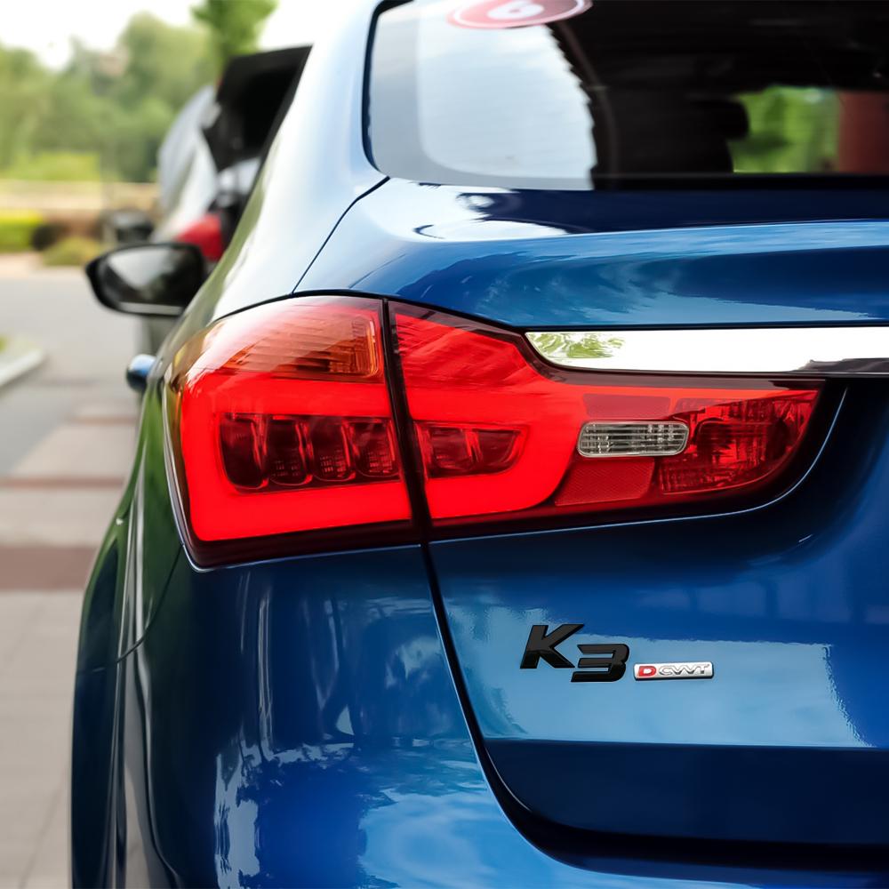 3D ABS Styling K3 K4 K5 KX5 Badge Car Body Rear Trunk Sticker Decor Auto Accessories For Kia K2 Ceed Carnival Picanto Soul EV6