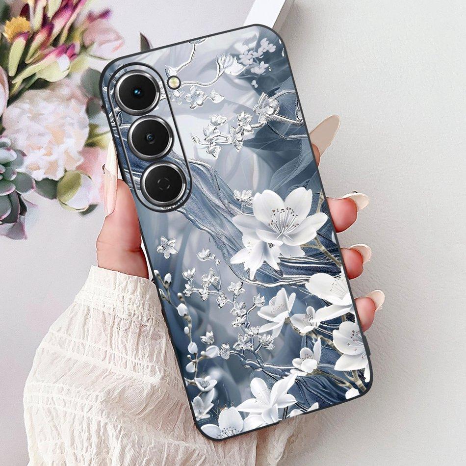 For Tecno Spark 40 Pro / 40 Pro+ Elegant Floral Butterfly Phone Case For Tecno Spark 40Pro Plus KM6 KM7 Soft Silicone TPU Cases