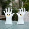 1 Pair Hand Ghost Statues Gothic Desktop Spooky Hand Figurines Resin Ornaments Home for Halloween