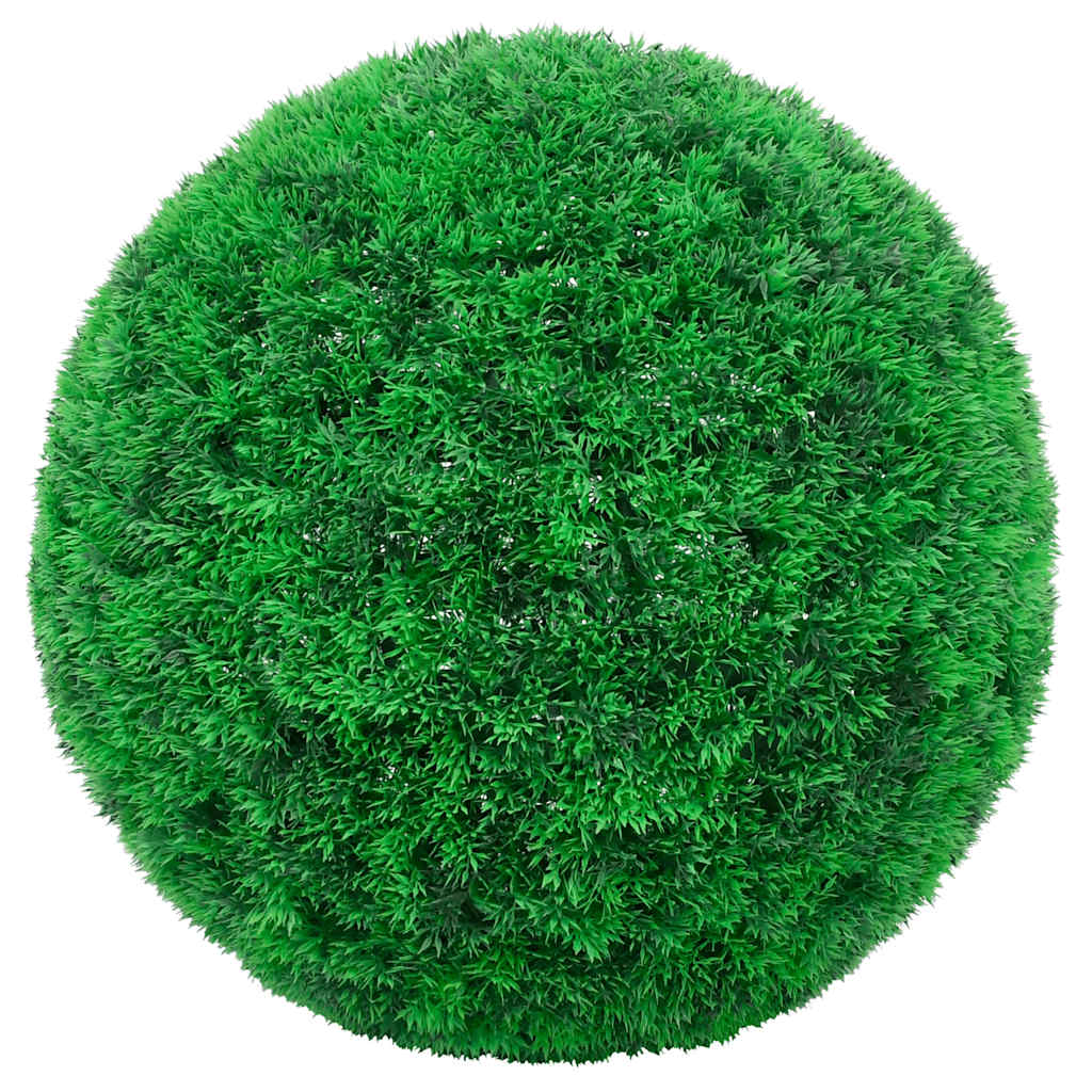 Artificial Boxwood Balls With LED Lights 2 Pcs. Green 45 Cm