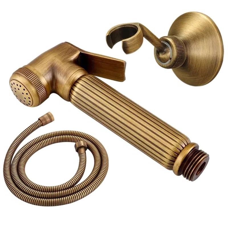 Antique Toilet bidet sprayer Brass Bidets Wall Mounted Hand Shower Head Bathroom sprayer shower bidet
