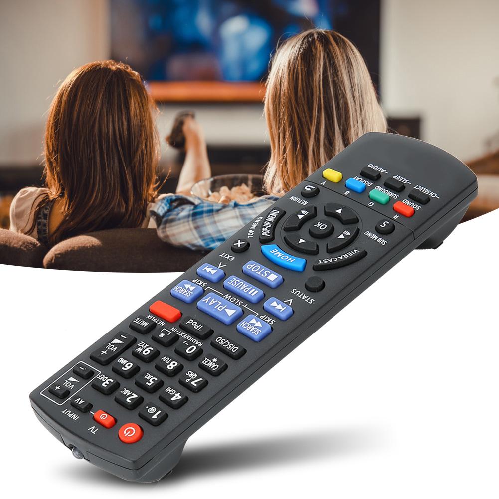 N2QAYB000629 Schwarze Fernbedienung für Fernseher Ersatz für LCD-Fernseher Videorecorder DVDN2QAYB000629