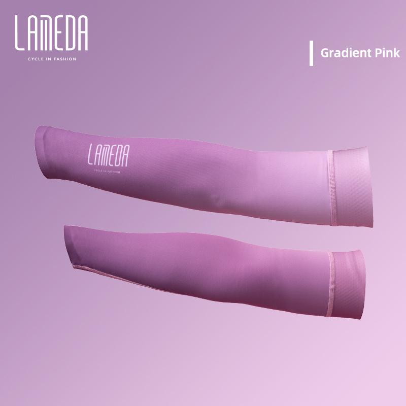 

LAMEDA Arm Sleeve Breathable Quick Dry UV Protection Cycling Sport Sleeve Ice Fabric Sunscreen Sports Wear Fitness Arm Sleeve S