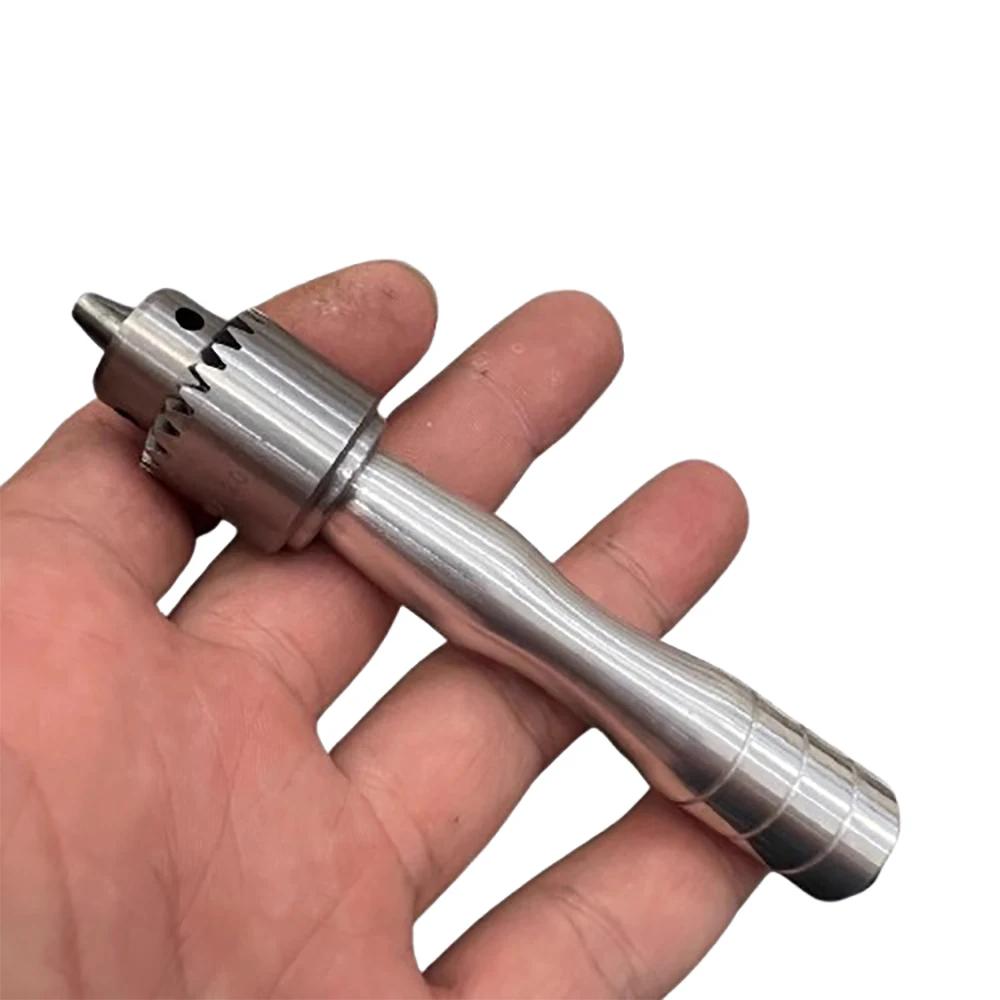 Watch Repair Tool Steel Collet Aluminium Alloy Lightweight Handle Wheel Axle Screw Head Handle Drill Bit Clamping Tool