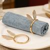 6 Piece -inlaid Easter Rabbit Head Napkin Ring Zinc Zinc Alloy Decorative Napkin Ring  Restaurant