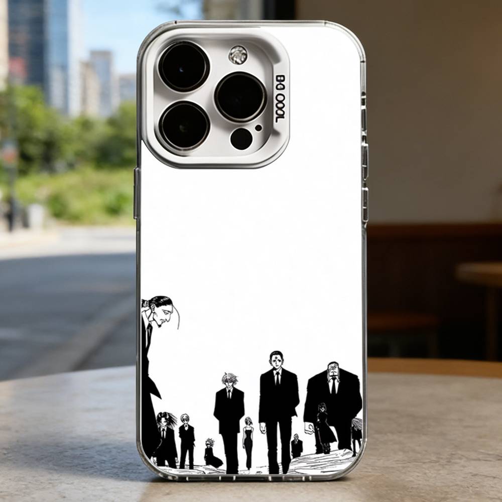 

Аниме H-Hunter x H-Hunters Белый противоударный чехол для телефона для iPhone 16,15,14,13,12,11,Pro,XS,Max,Plus,Mini,SE iPhoneX