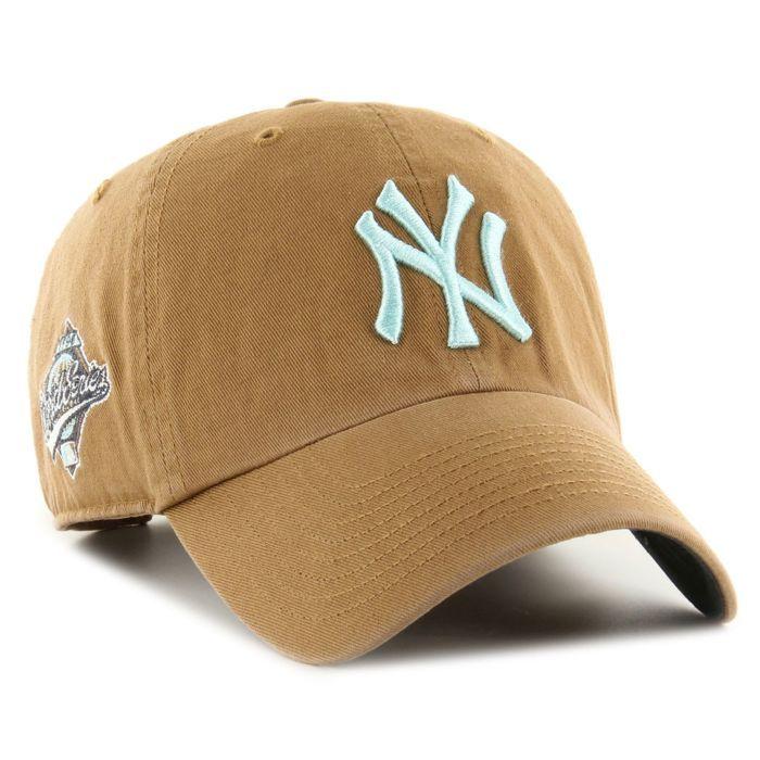 Casquette - 47 BRAND - WORLD SERIES New York Yankees - Camel - 100% coton - Décontractée
