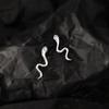 Gifts Snake Shape Bracelet Fashion Snake Ring&Ear Studs Trendy Snake Open Cuff Bangles  for Women