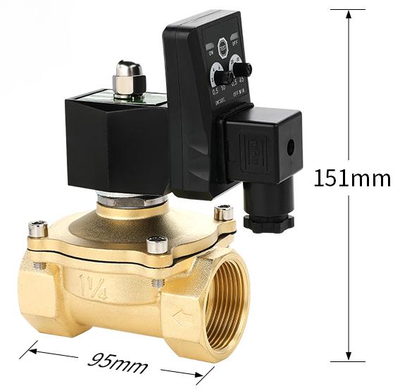 220VAC 24VDC Brass Valve with Automatic Switch of Electronic Drain Valve for Air Compressor