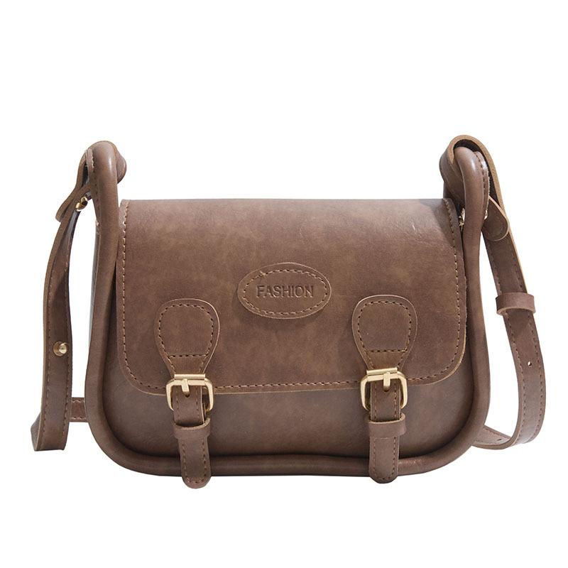 

Корейский инс такой же простой сумка Кембридж британский ретро мини сумка для通勤 из ПУ для студентов маленькая квадратная сумка на плечо сумка-мессенджер хаки