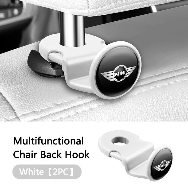 BBIQ7 Car Interior Hanging Storage Hook Clips Organizer For BMW Mini Cooper Countryman Clubman R55 R56 R60 F54 F55 F56 Sticker