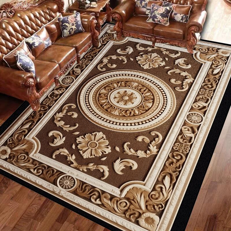 

Europe and America Luxury Carpet for Living Room Decoration Large Rug Bedroom Cloakroom Non-slip Rugs Washable Coffee Table Mat 60x90cm