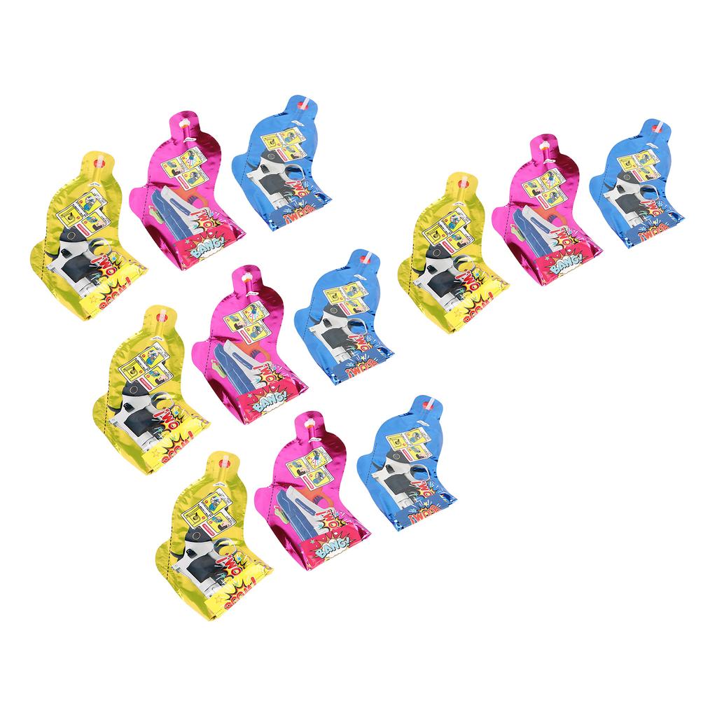 12PCS Mini Confetti Popper Toys Handheld Inflatable Sequin Balloon for Festival Wedding Party