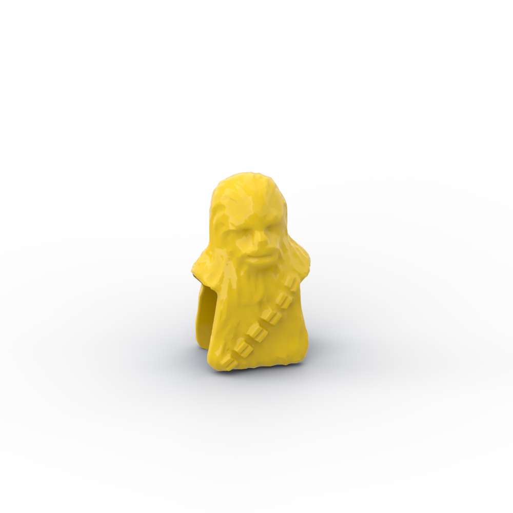 Non-Toxic Moc 10Pcs 30483 Gorilla Hair Building Blocks Wookiee Solider Head Kit Brick Particle Educational Toys Children Birthday Kid Gift