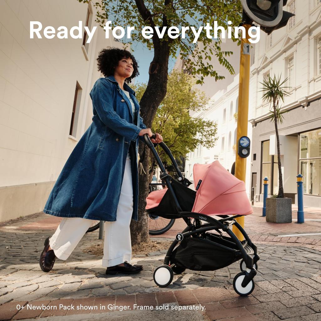 Stokke (Official) YOYO Newborn Pack for Strollers (0-6 Months), Type A, Taupe (Sold Separately)