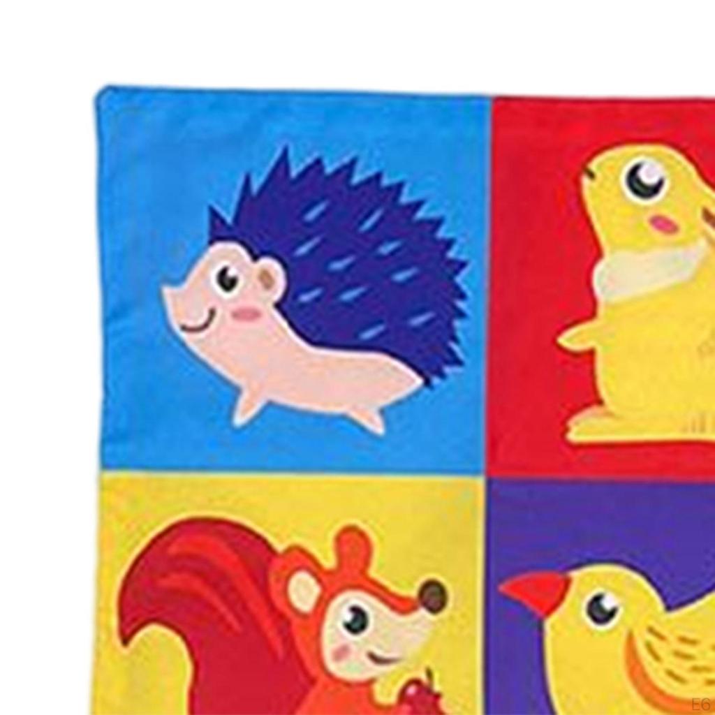 3 Pieces Baby Sensory Tissue Paper Polyester Montessori Colorful Busy Weaving Activities