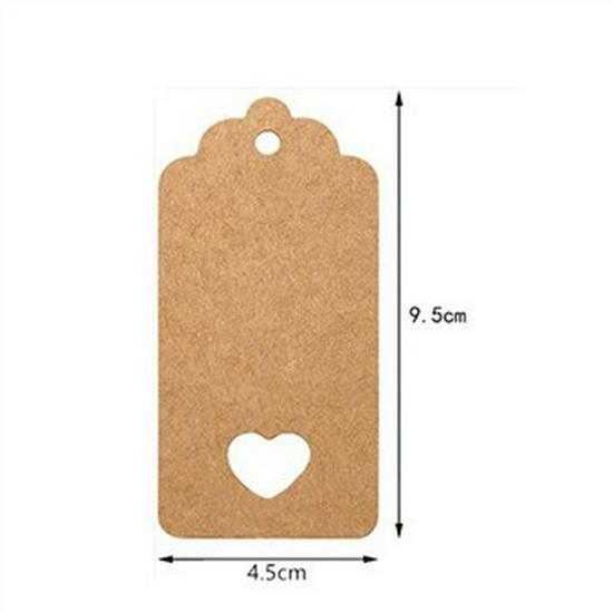 Round Kraft Paper Hang Tags for Halloween, Christmas, and Thanksgiving - Blank Black and White Handmade Labels