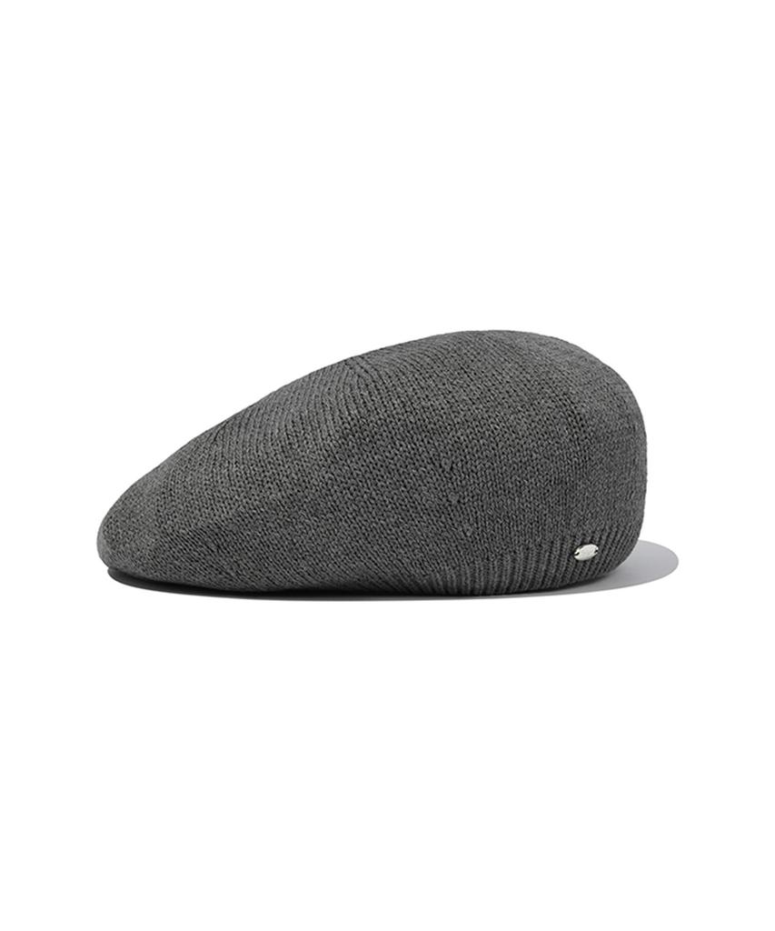 FALLETT Summer Knit Beret Charcoal