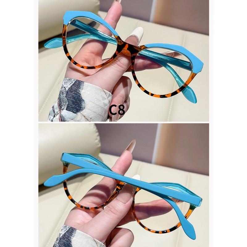 Dámské brýle: trendy nadrozměrné kočičí brýle v barevných blocích