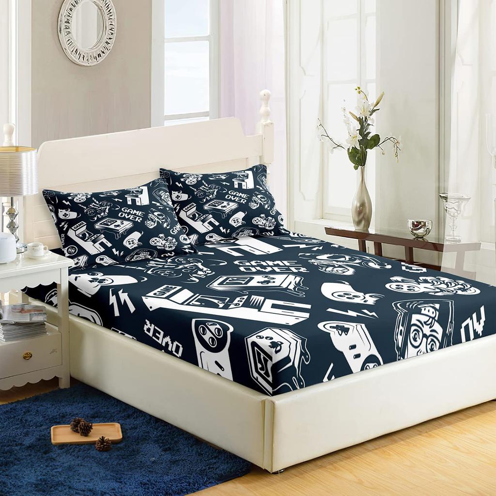 Unicorn Pattern Mattress Three-Piece Digital Printing Bedding Mattress Three-Piece Set Children And Adults
