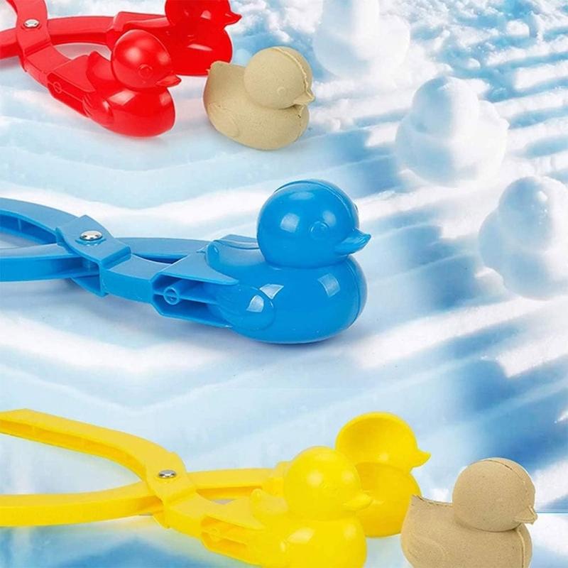 Practical Duck Rice Ball Maker Clip Convenient Rice Ball Making Clamps with Long Handle Cute Duck Rice Ball Moulds