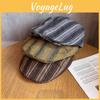 Vintage Retro Cotton Linen Flat Cap With Sun Protection For Women Autumn Winter