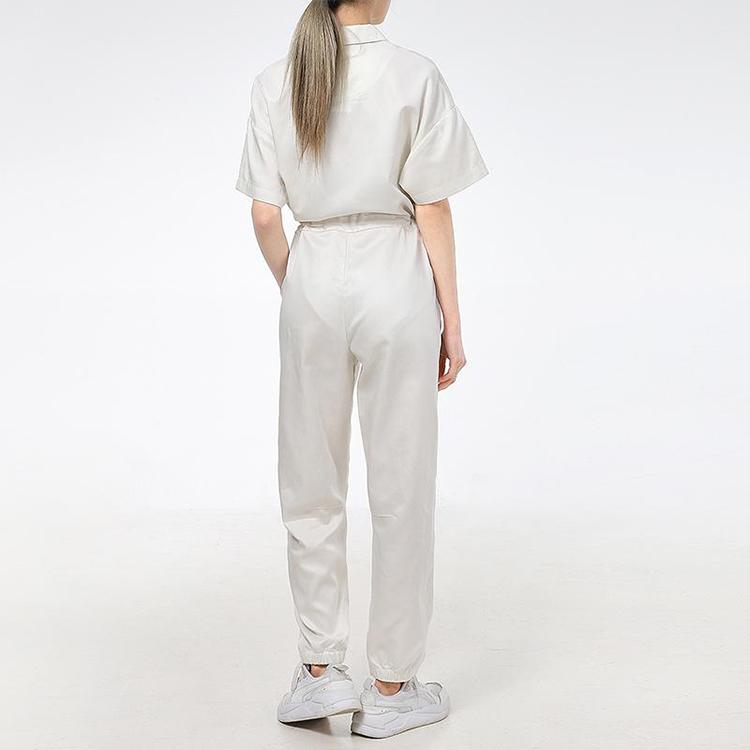 Puma Running Training Fitness Sports Casual Short Sleeve Jumpsuit Women Jumpsuit White 533729-55