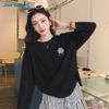 Jeanswest Women's 2026 Autumn Pure Cotton Loose Long-Sleeve T-Shirt