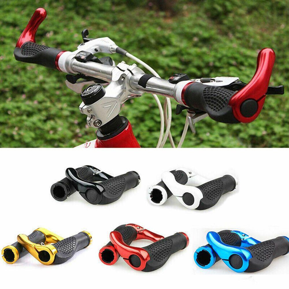 

Ergonomic Outdoor Sports Mountain Bike Handlebar Grips Rubber Bicycle Parts MTB Bike Accessories чорний