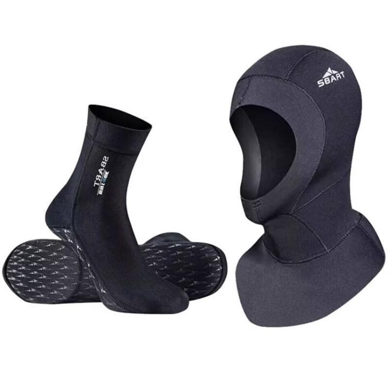 SBART 3mm Diving Hood and Socks Set