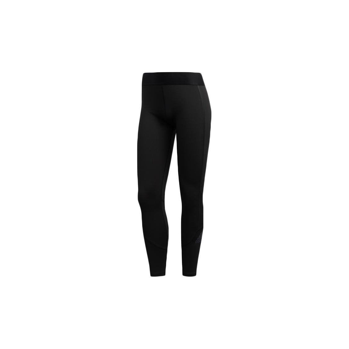 (WMNS) adidas Alphaskin Tech 7/8 Tights Asia Sizing Black Women s FJ7160 XXL
