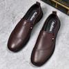 Luxury Men Loafers Casual Summer Shoes Genuine Leather Slip On Driving Shoes Soft Moccasins Comfort Light Office Mens Flats