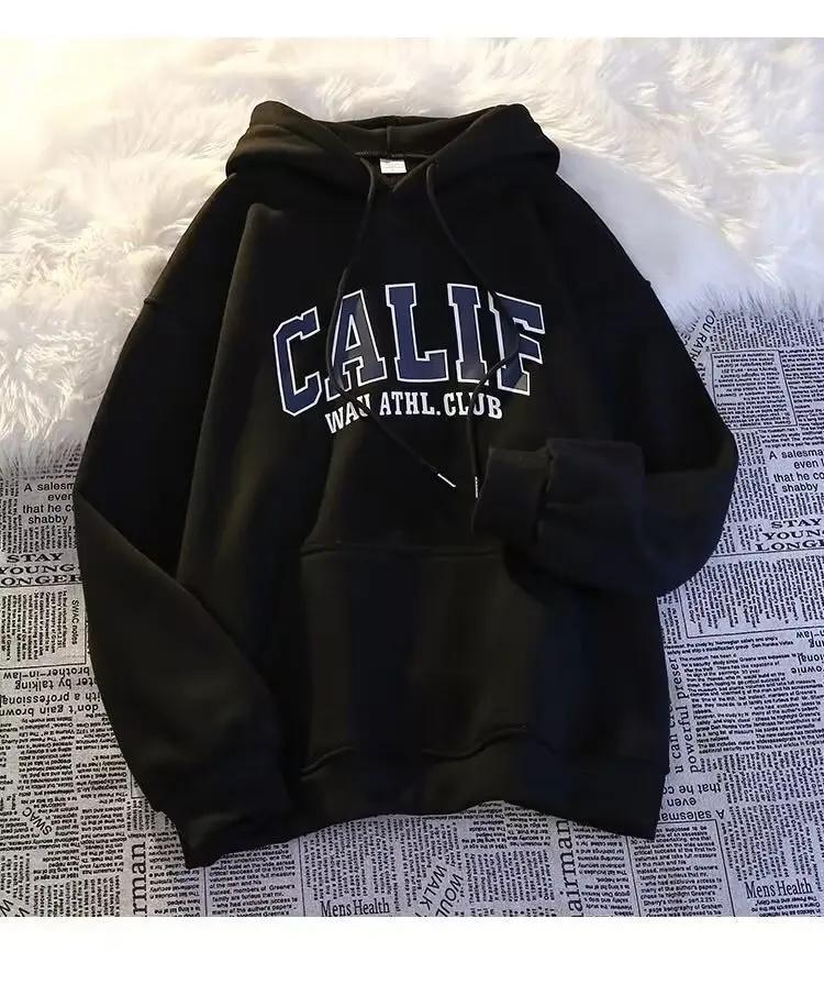 Thickened Fleece Oversize Men's Hoodie Casual Loose Style Student Outerwear Trendy Autumn Winter New Arrival from China