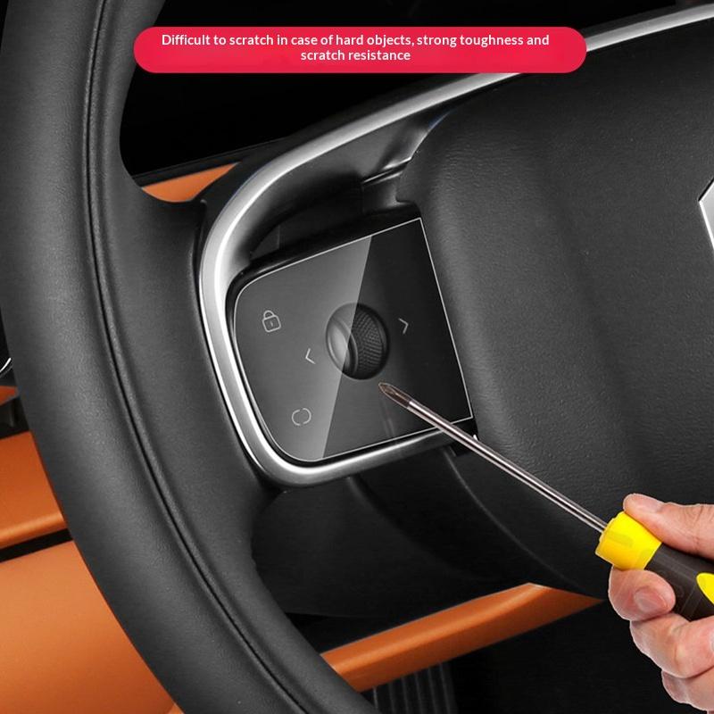 For Leapmotor C10 C16 C11 B10 B01 Lafa5 Car TPU Steering Wheel Buttons Protection Film Interior Camera Protective Film Accessory