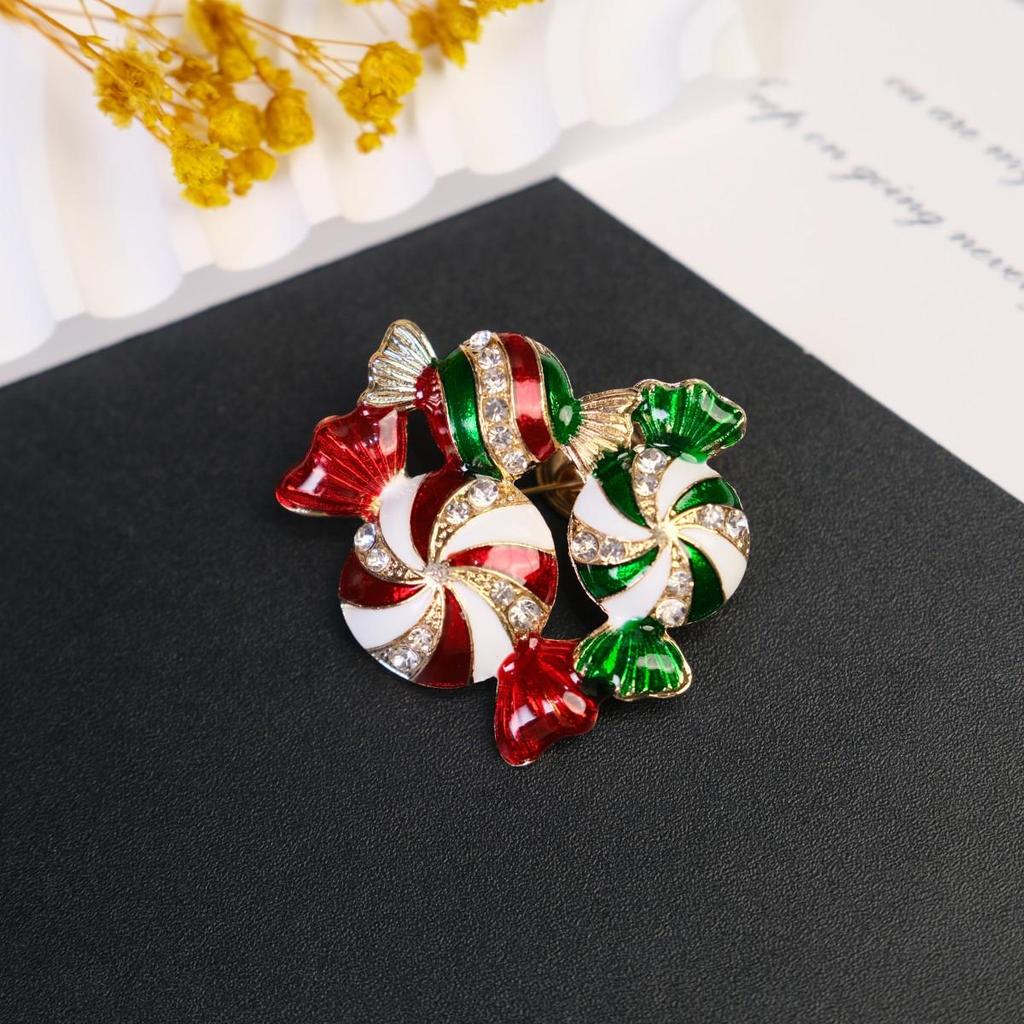 New Holiday Brooch Series: Santa Claus & Christmas Tree Festive Pins
